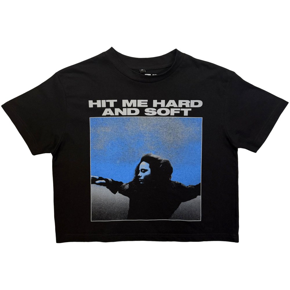 Billie Eilish - HMHAS Tracklist Crop top - Zwart